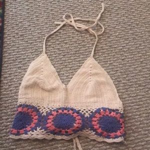 Crochet festival top